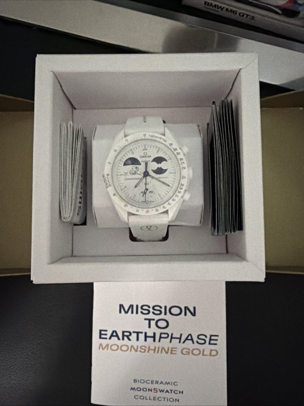 MISSION TO EARTHPHASE - MOONSHINE - Omega x Swatch Cold Moon Watch